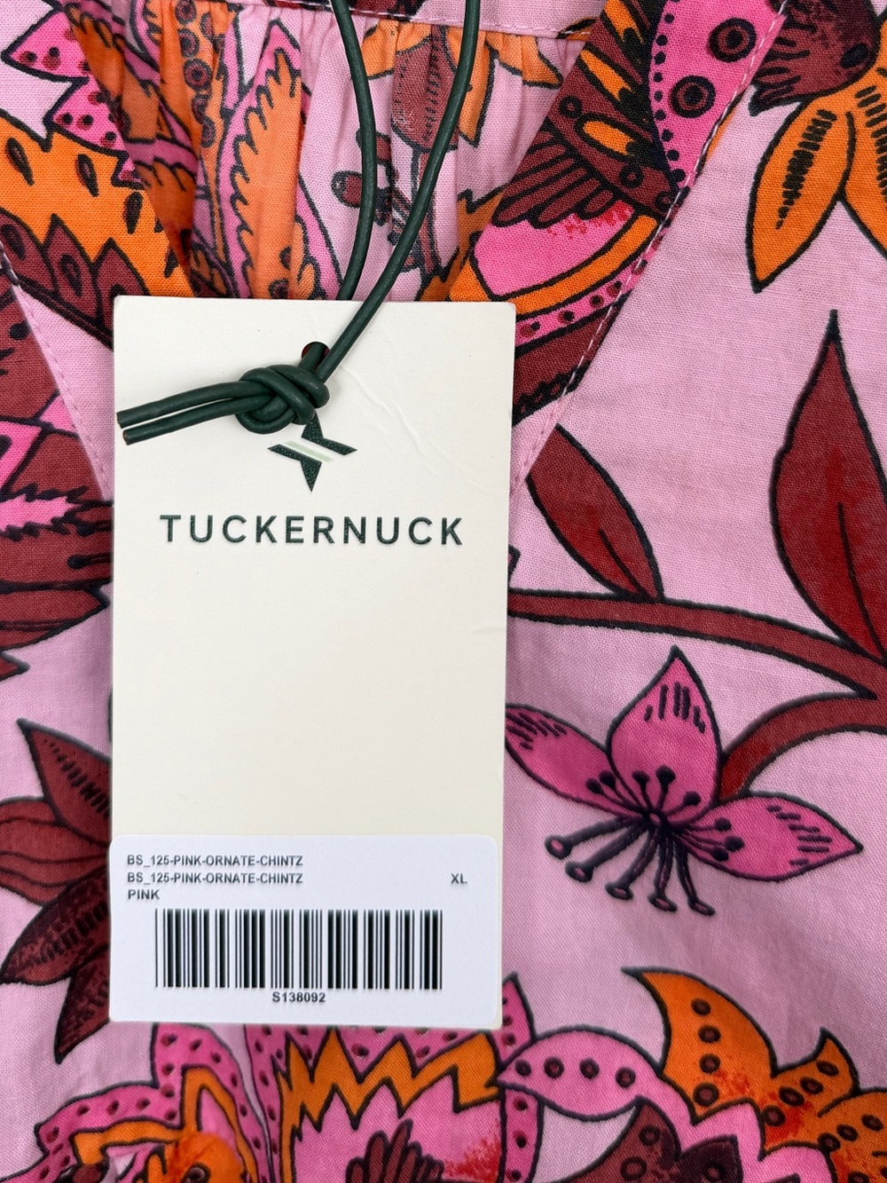 Tuckernuck Beach Sunset Chintz Kenzo Cover-Up Dress Size XL - Picture 8 of 9